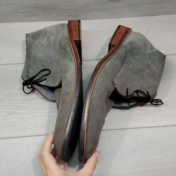 Ted Baker London Mens Linnus Ankle High Tip Suede Chukka Boots shoes sz 11.5